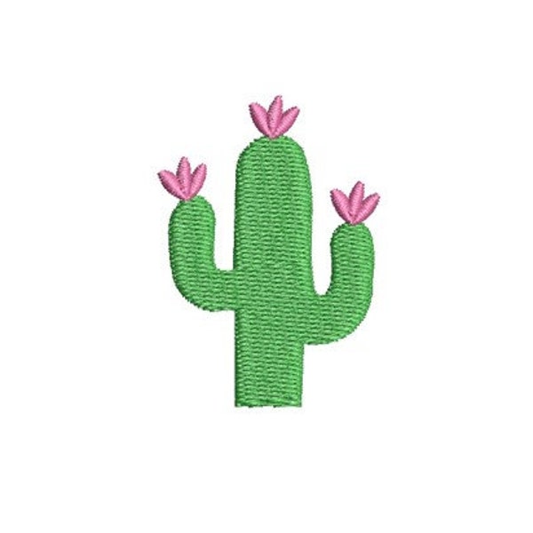 Mini Cactus Flowers Embroidery Design Small Plant Machine Embroidery Pattern Shirt Embroidery