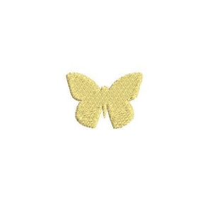 Mini borboleta bordado design silhueta pequena camisa toalha moletom com capuz máquina bordado padrão