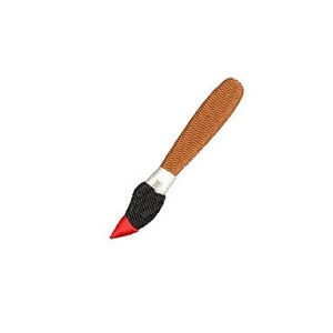 Paintbrush Embroidery Design Flower Mini Painting Paint Brush Machine Pattern Shirt Hoodie
