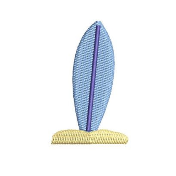 Planche de surf Broderie Design Sable Petite plage Planche de surf Machine Broderie Motif Masque Facial Broderie