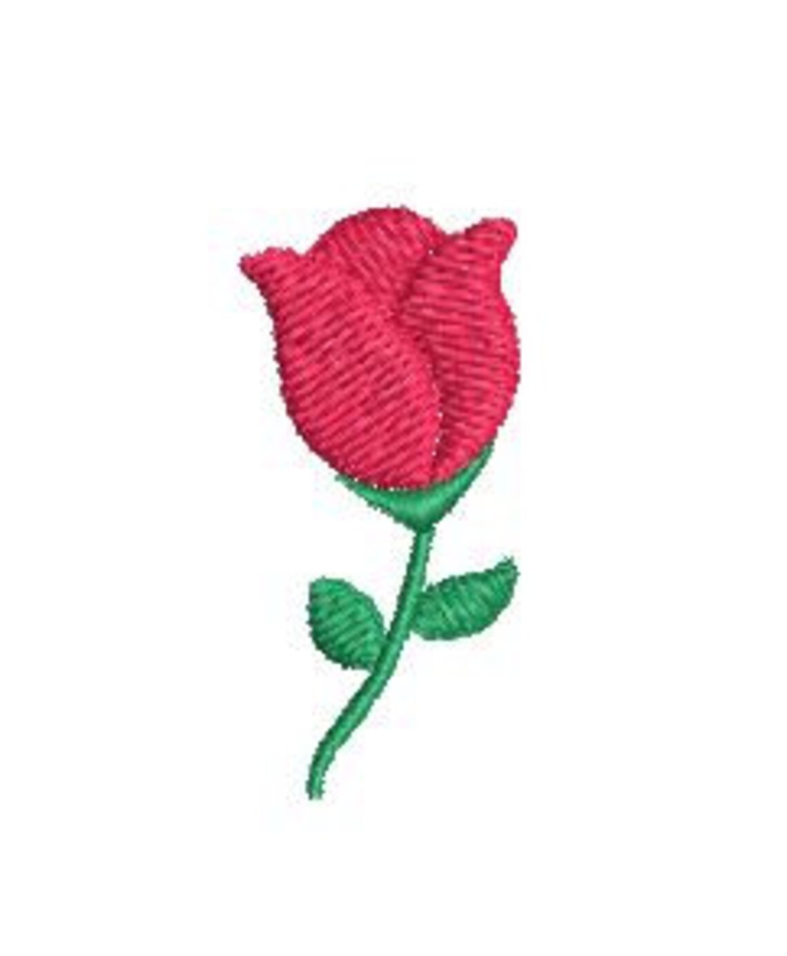 Rose Bud Embroidery Design Mini Rose Flower Small Machine Etsy