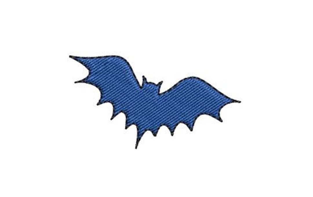 Bat Embroidery Design Mini Small Halloween Machine Embroidery Etsy