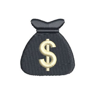 Dollar Money Bag Ricamo Design Mini Piccola Macchina Ricamo Modello Camicia Asciugamano Ricamo