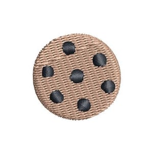 Mini Cookie Embroidery Design Small Chocolate Chip Machine Pattern