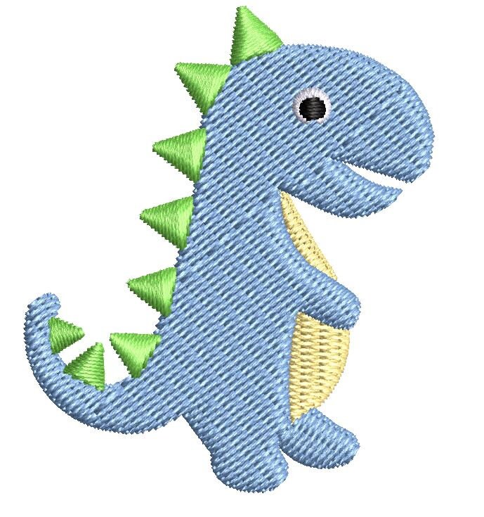 Baby Dinosaur Embroidery Design Mini Small Machine Pattern Shirt - Etsy