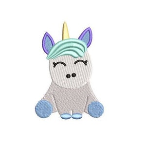 Mini Unicorn Embroidery Design Small Baby Unicorn Machine Embroidery Pattern Shirt Embroidery