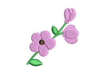 Cherry Blossom Embroidery Design Mini Flower Small Machine Pattern Shirt Towel Hoodie
