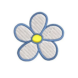 Boho Daisy bordado diseño mini cabeza de flor pequeña máquina bordado patrón camisa bordado