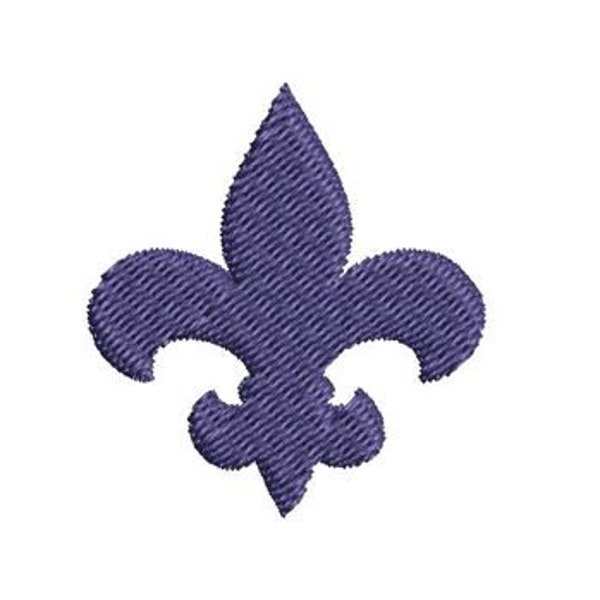 Fleur De Lis ricamo Design Mini Fleurdelis Silhouette piccola macchina ricamo modello camicia asciugamano ricamo