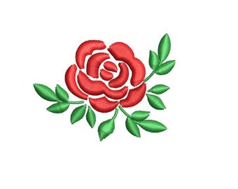 Rose Embroidery Design Mini Flower Vintage Small Machine Pattern Shirt Towel