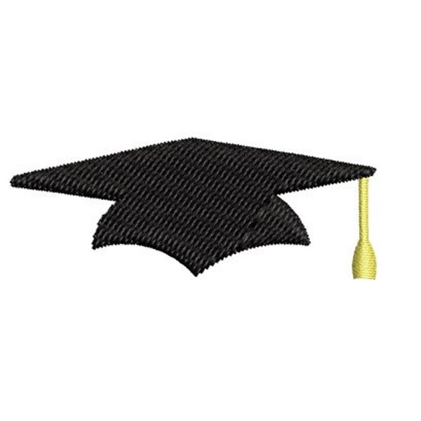 Mini Graduation Cap Embroidery Design Mini Small Senior Grad Hat Machine Embroidery Pattern Shirt Embroidery