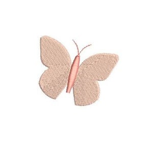 Puede incluir: Una delicada mariposa rosa con un diseño de tejido texturizado.
