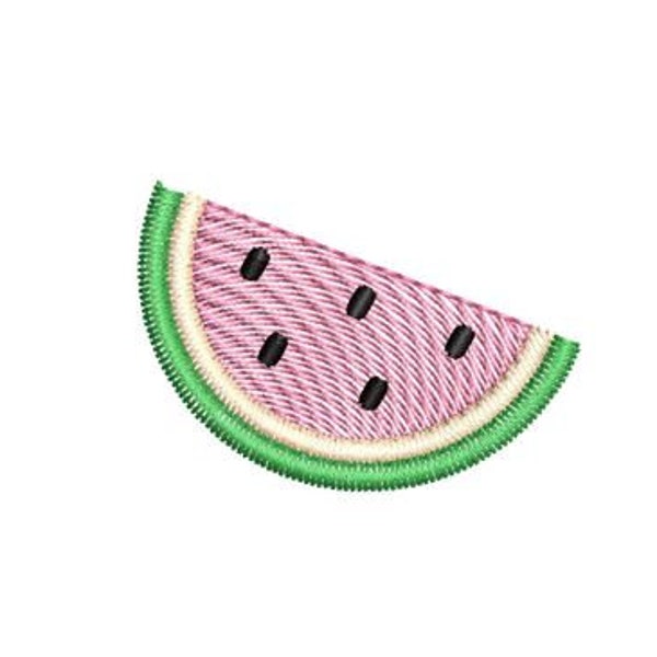 Watermelon Sketch Embroidery Design Quick Stitch Mini Small Machine Embroidery Pattern Face Mask Embroidery