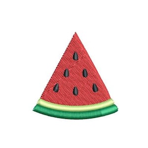 Wassermelone Stickdatei, kleine Stickdatei, Stickdatei für Hemden