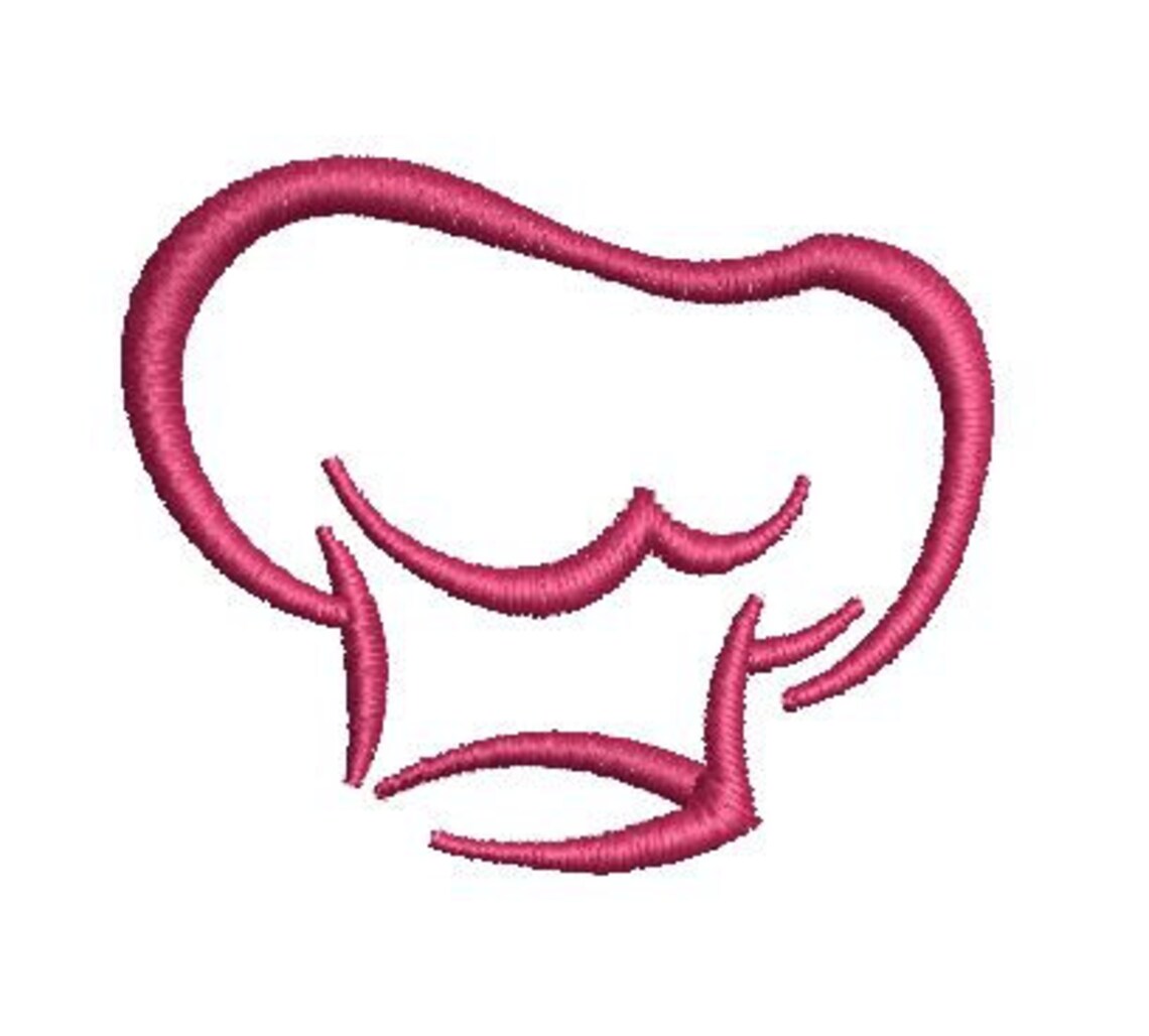 Chef Hat Embroidery Design Mini Cooking Baking Small Machine Etsy