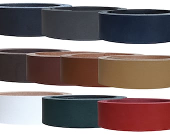 Gürtelleder Lederriemen Rindsleder /"Basic/" Lederband Rindleder