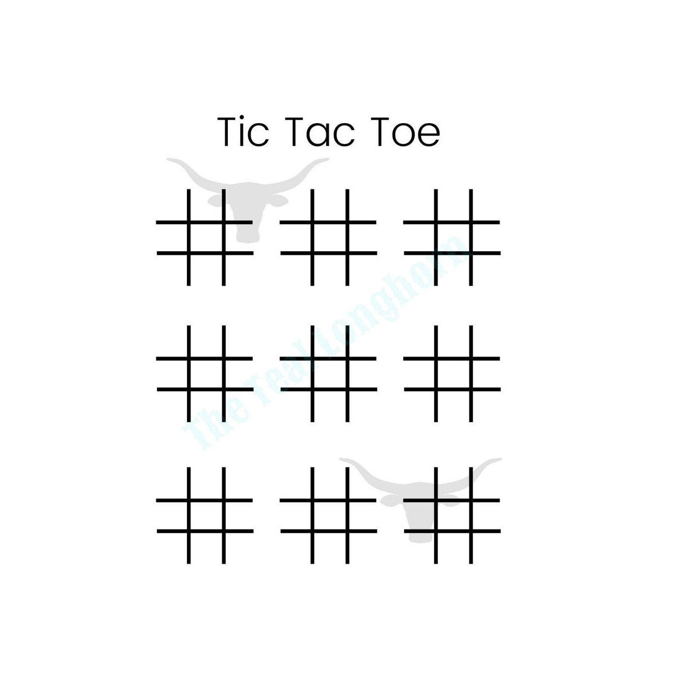 Printable Tic Tac Toe Game Simple Printable Tic Tac Toe Game Easy Printable Tic Tac Toe Game Tic