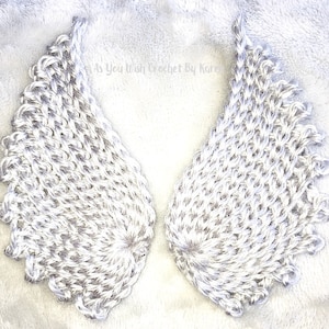Crochet Angel Wings Pattern pdf, Crochet Wings Pattern, Christmas Angel Pattern, Amigurumi Fairy Wings Pattern, Fairy Wings