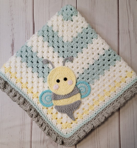 Crochet Baby Blanket Baby Bee Etsy Canada