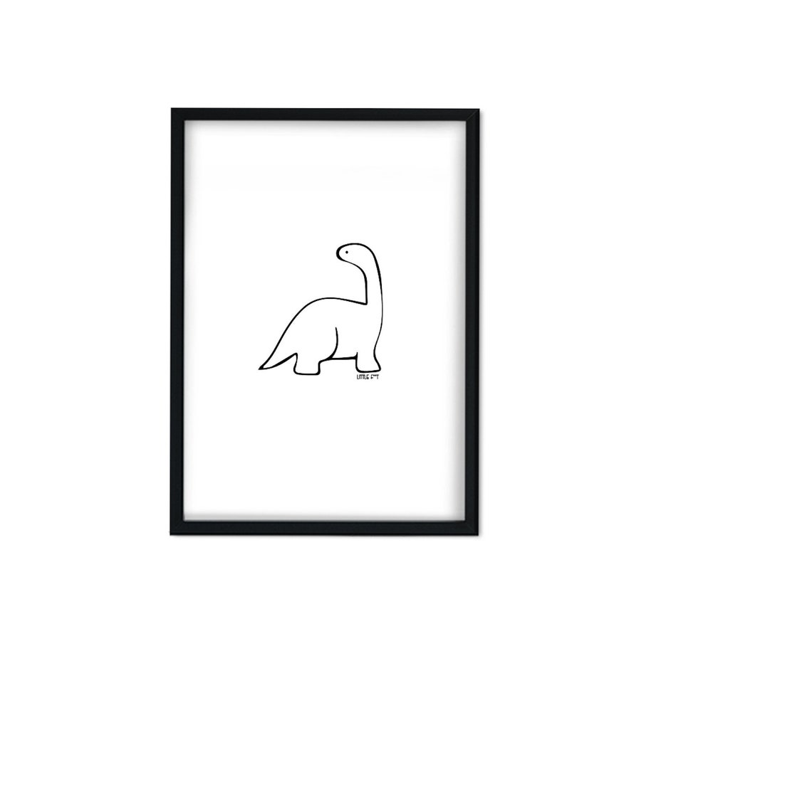 Little foot dinosaur art print kids art nursery print dino | Etsy