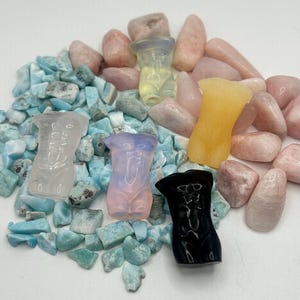 Trans masc/Trans Man Body Crystal Torso Statue