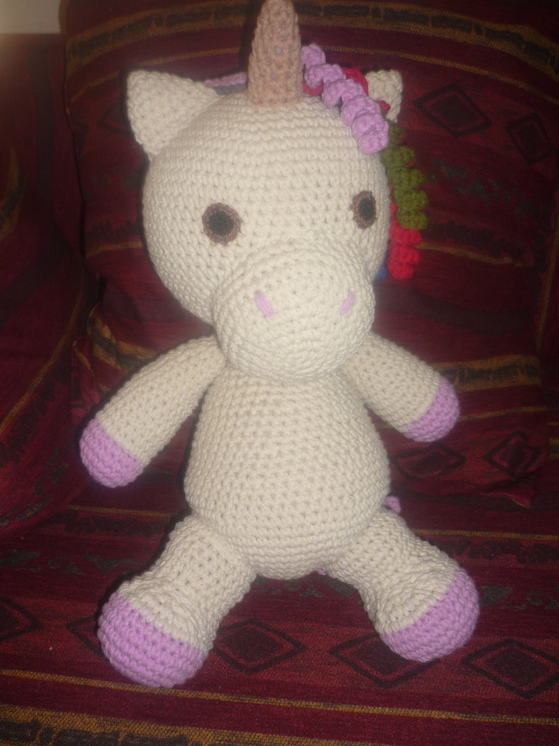 Cute unicorn cuddly toy large approx. 45 cm | Etsy