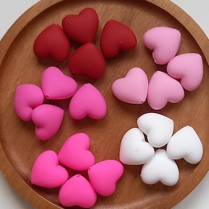 2 Nadelstopper / Maschenstopper HERZ (rot, pink oder rosa)... (NS007)