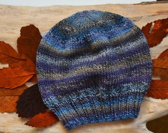 Men's hat "NACHTSCHICHT"... wool with color gradient