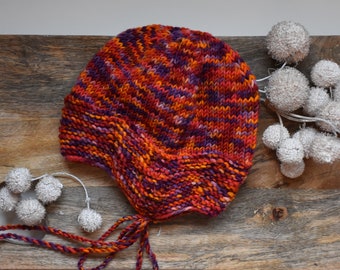 EXPLOSION... Children's hat made of fine Meino wool