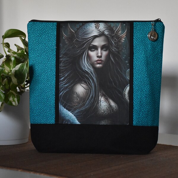 Project bag "MERMAID I"... 27 x 26 x 6 cm