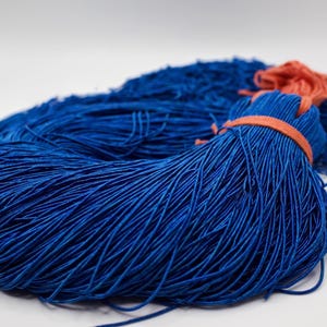 Cobalt Blue  French Bullion Wire , Goldwork Smooth Purl Wire , Gimp Wire, French Embroidery Wire, Metal Working Wire