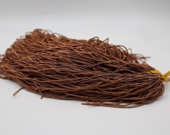 Brown French Bullion Wire , Goldwork Smooth Purl Wire , Gimp Wire, French Embroidery Wire, Metal Working Wire