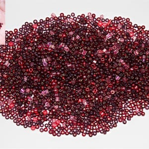 11/0 Mixed Seed Beads , Silver Lined Rocaille beads,Japanese Seed Bead , Czech Glass Seed Bead, Delica Seed Bead  9 Color Palette Option