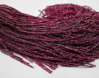 Magenta Multi French Bullion Wire ,Goldwork Smooth Purl Wire ,  Gimp Wire, French Embroidery Wire, Metal Embroidery Wire