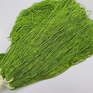 Peridot Green French Bullion Wire, Goldwork Embroidery Smooth Purl Wire Green , Couture Embroidery Wire, Gimp Wire