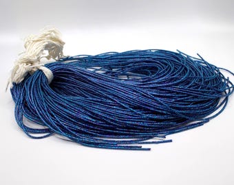 Bi Color Smooth Purl Wire , 2 Tone Goldwork French Bullion Wire ,Gimp Wire, Blue/Purple French Embroidery Wire, Metal Embroidery Wire