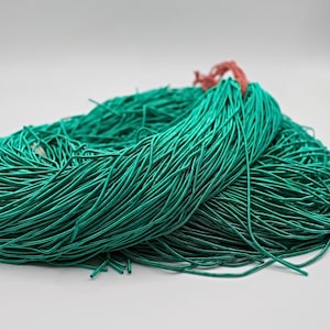 Teal French Bullion Wire ,Ombre Smooth Purl Wire , Gimp Wire, French Embroidery Wire, Metal Embroidery Wire,  Goldwork French Wire