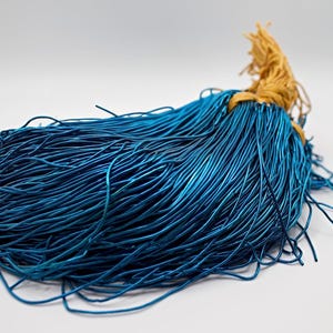 Mettalic Blue French Bullion Wire , Smooth Purl Wire , Gimp Wire, French Embroidery Wire, Metal Embroidery Wire,  Goldwork French Wire