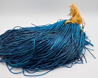 Mettalic Blue French Bullion Wire , Smooth Purl Wire , Gimp Wire, French Embroidery Wire, Metal Embroidery Wire,  Goldwork French Wire