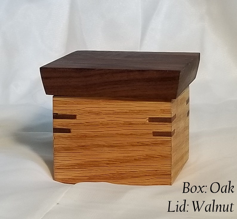 Beautiful Handmade Small Wooden Box With Removable Lid Etsy