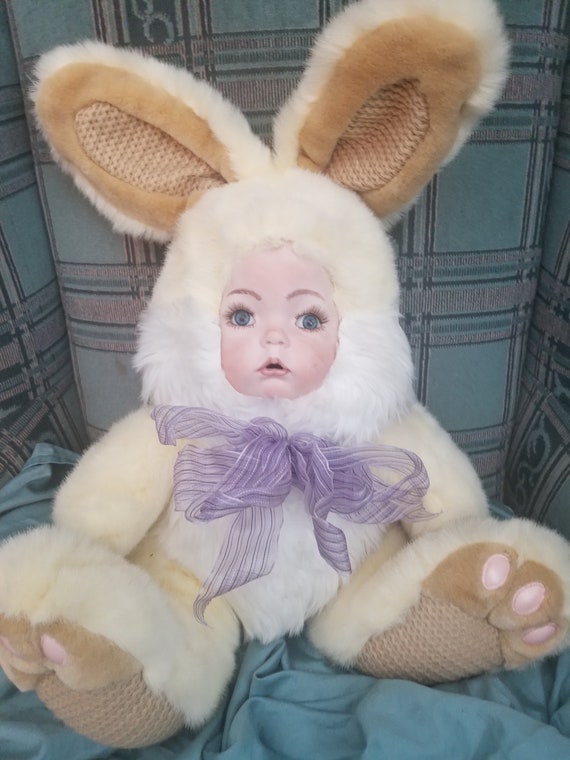porcelain bunny doll