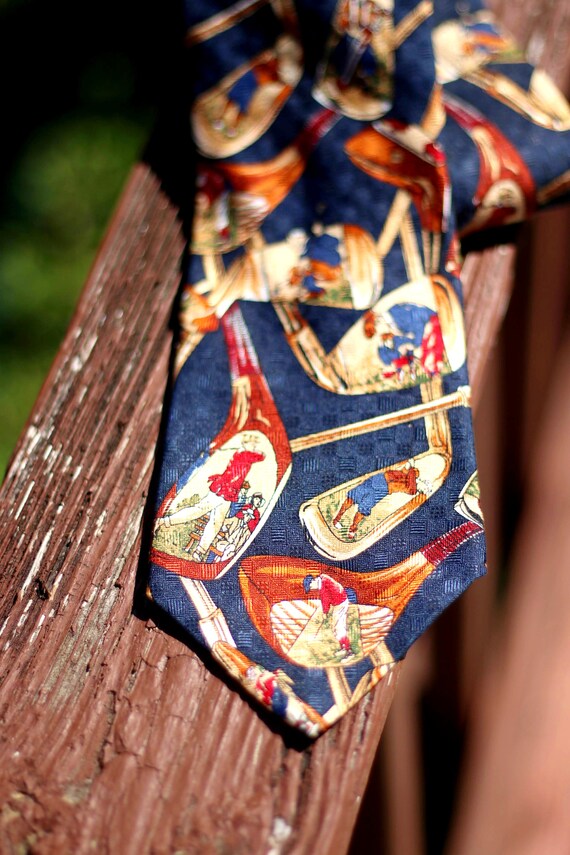 Vintage Zianetti Italian silk collection Tie| Gold