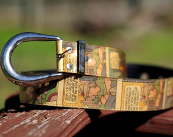 y2k Up worked Carton-Inspired Belt| Vintage Kitsch Women's Belt