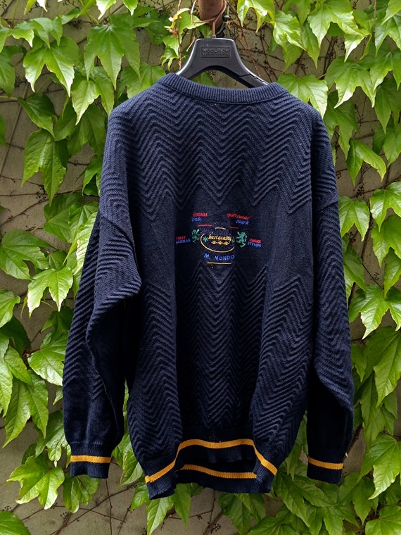 90s Mondo Sweater | Vintage Collegiate Chic Sports