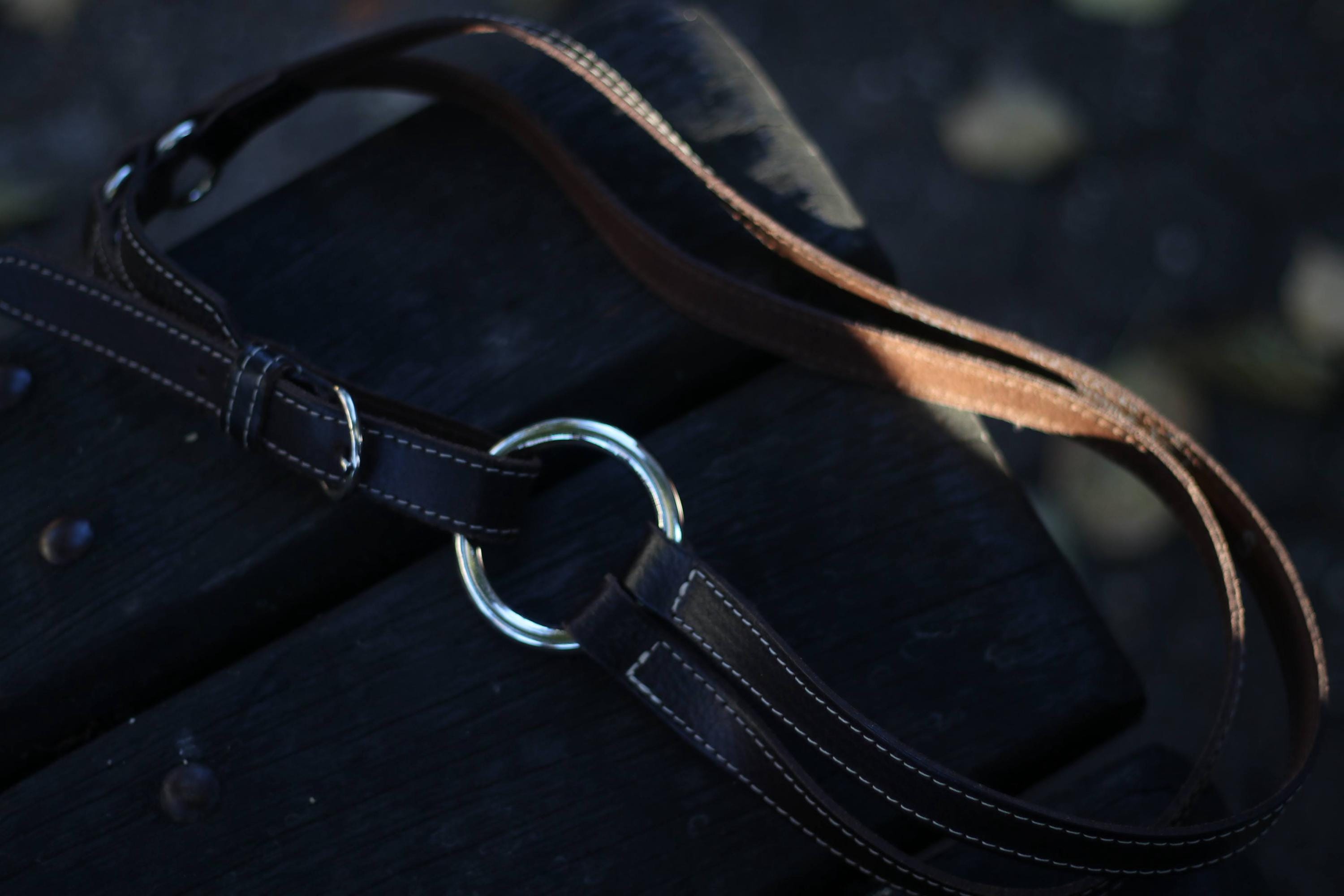 Wide Brown Faux Leather Belt Double Ring Hardware Equestrian Style Statement Wide Brown Faux Leather Belt With Round Buckle - Etsy main image 3
