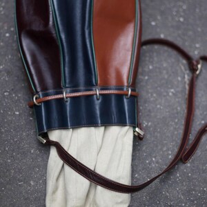 70s Red Leather Bag| Vintage Minimalist Shoulderbag| Women's Chic Handbag|Minimalist Purist functional shoulderbag|