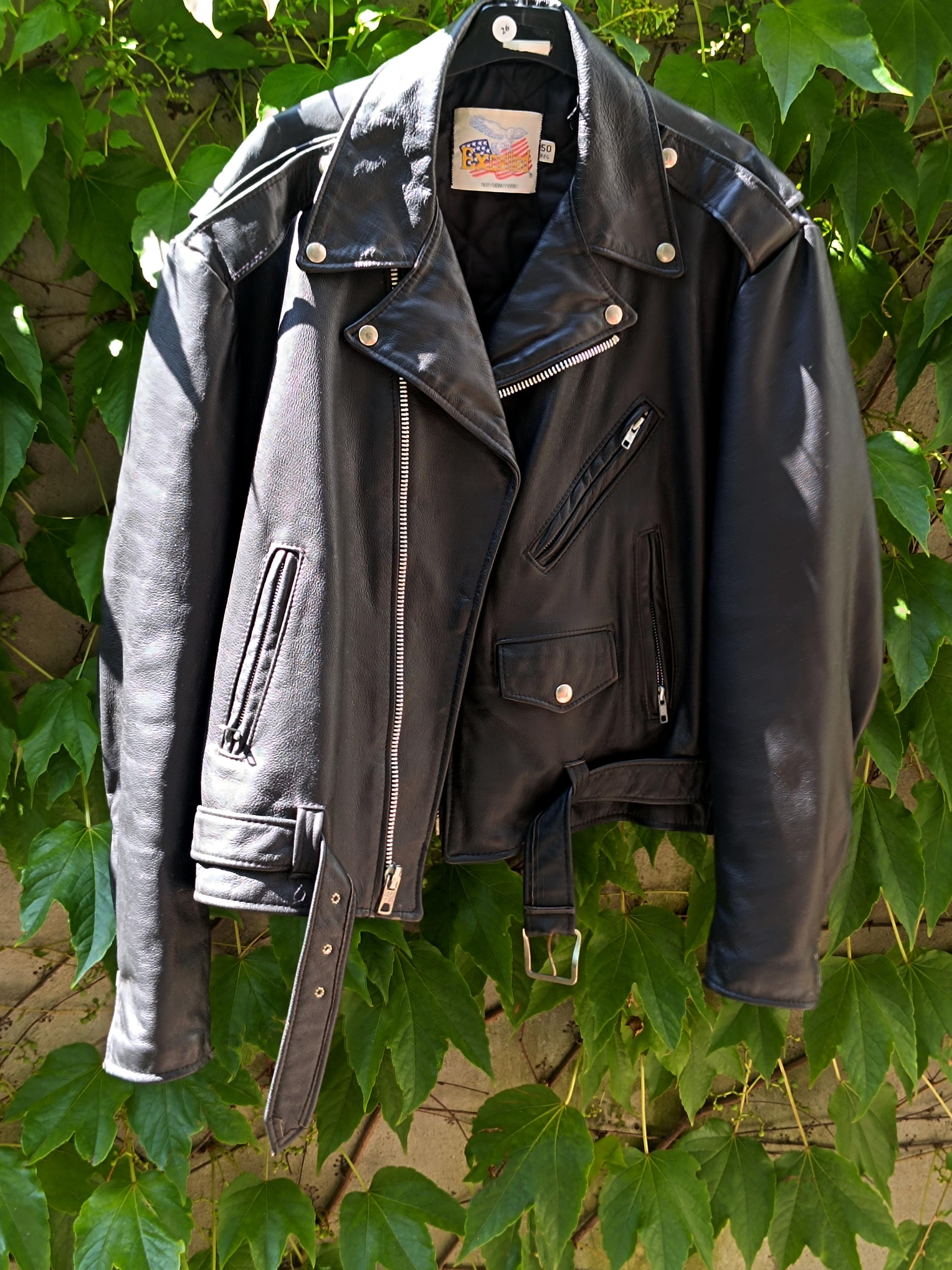 Vintage Excelled Classic Biker Leather Jacket 80s Black Unisex Moto Jacket Women's Rock N Roll Chic Jacket - Etsy Vintage Excelled Classic Biker Leather Jacket 80s Black Unisex Moto Jacket Women's Rock N Roll Chic Jacket - Etsy
