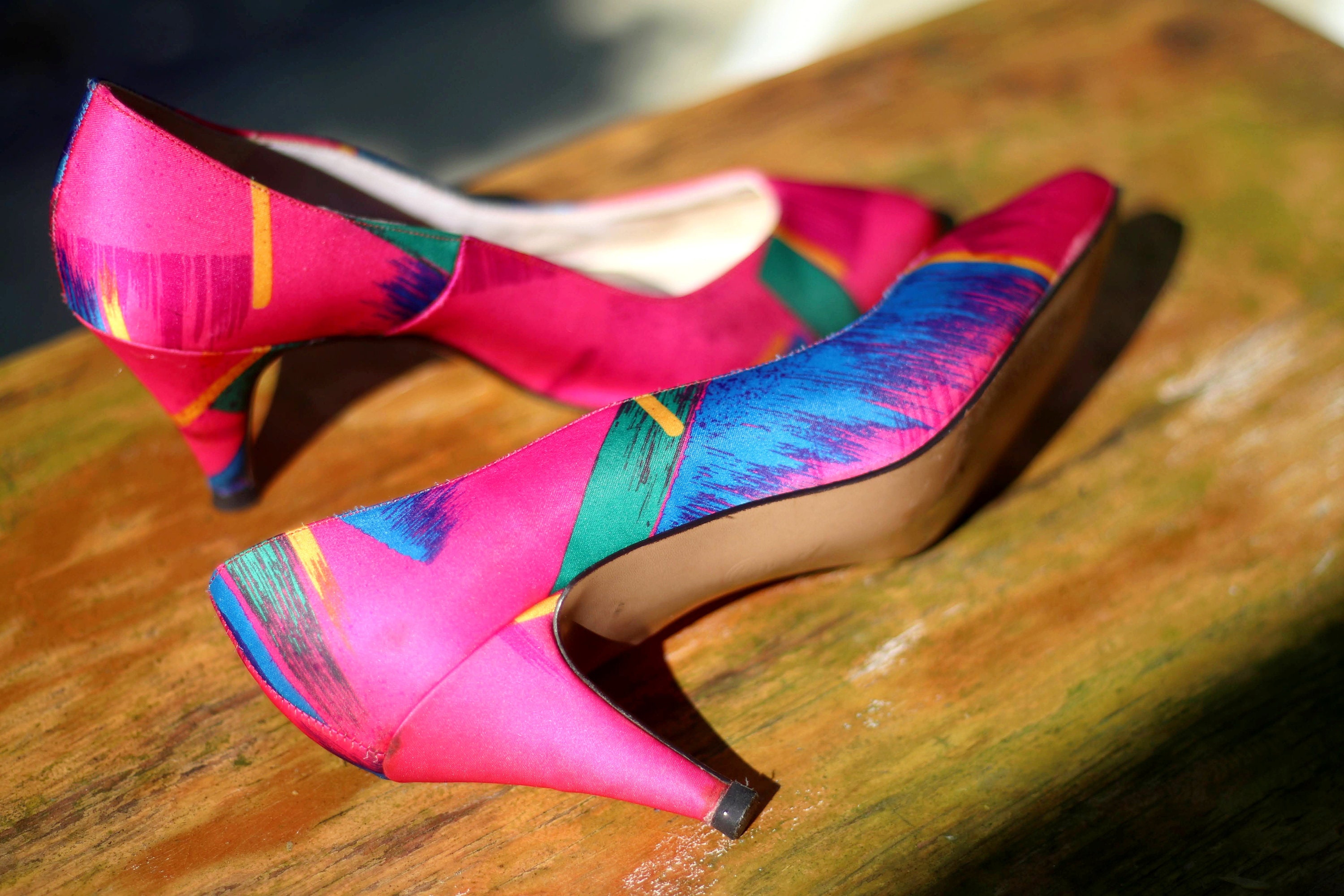 Pink Low Heel Pumps Etsy Singapore