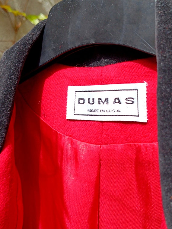 Vintage Dumas Blazer| 80s Women's Oversized Blaze… - image 2