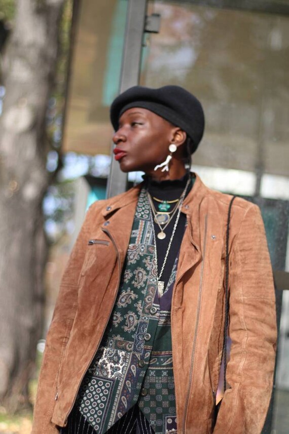 90s suede best sale jacket